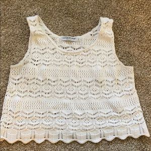 Cotton Emporium Crochet Knit Tank